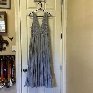 Free People Blue Maxi Dress - size small
